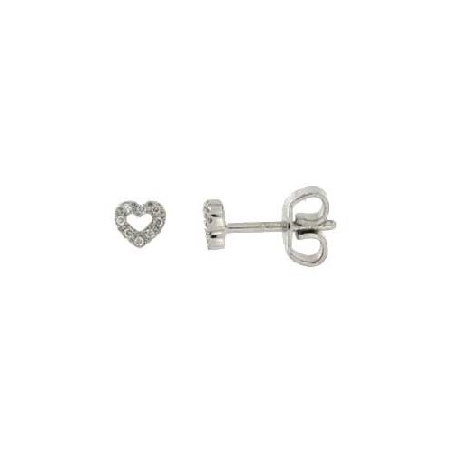 Mirco Visconti Heart diamond earrings 0.04ct - Z378/10