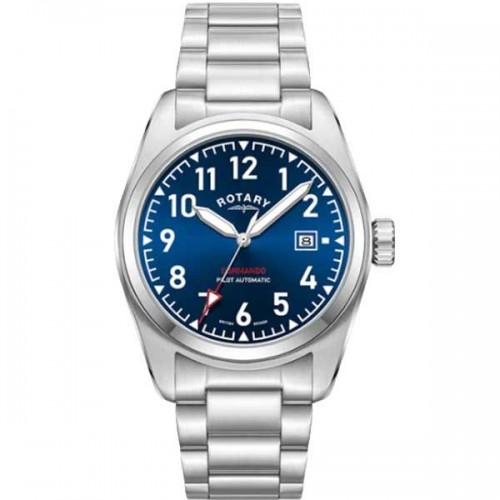 Rotary Commando pilot blue automatic watch 42mm - GB05470/52