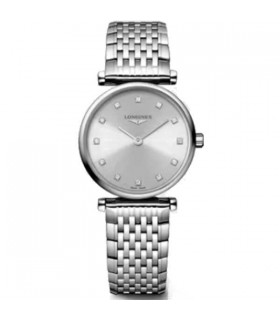Longines La Grande Classique grey diamond Quartz watch 24mm - L4.209.4.70.6