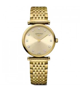 Longines La Grande Classique golden Quartz watch 24mm - L4.209.2.37.8