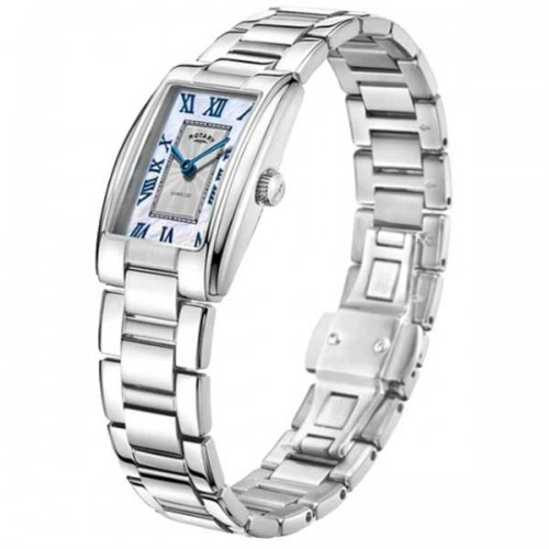 Rotary Cambridge white steel quartz watch 21.5x33mm - LB05435/07