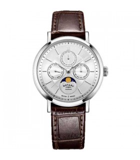 Rotary Windsor Moonphase Quartz Watch 38mm - GS05425/06