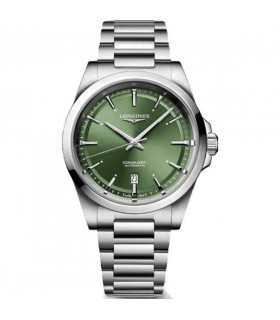 Longines Conquest Green automatic watch 41mm - L3.830.4.02.6