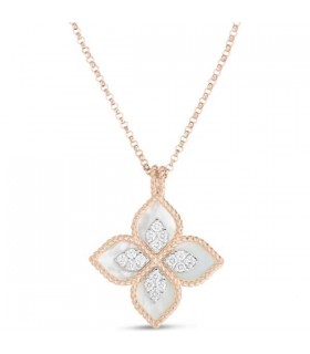 Roberto Coin Princess Flower Rose gold pendant - ADV888CL1837