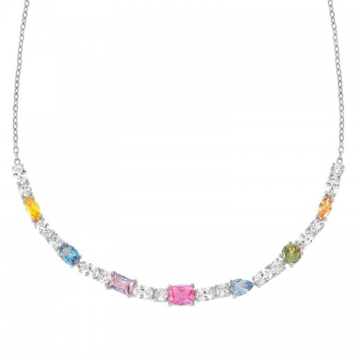 Nomination Color Wave silver and cz necklace - 149845 010