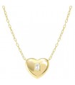 Nomination Domina heart gold plated necklace - 240402 031