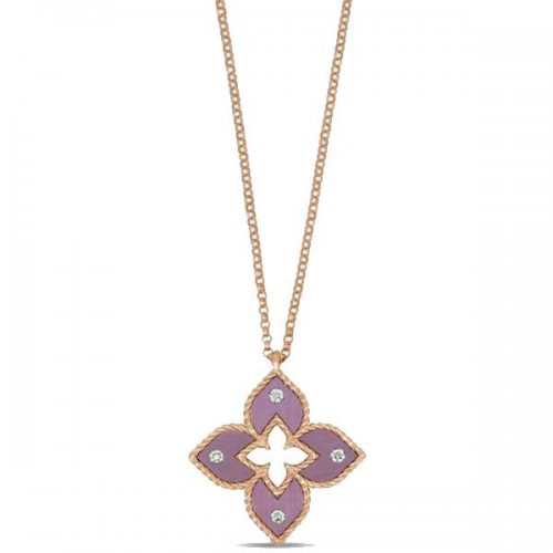 Roberto Coin Venetian Princess rose gold pendant  - ADR777CL3405