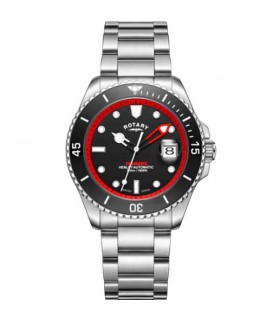 Rotary Seamatic black & red automatic watch 42mm - GB05430/81