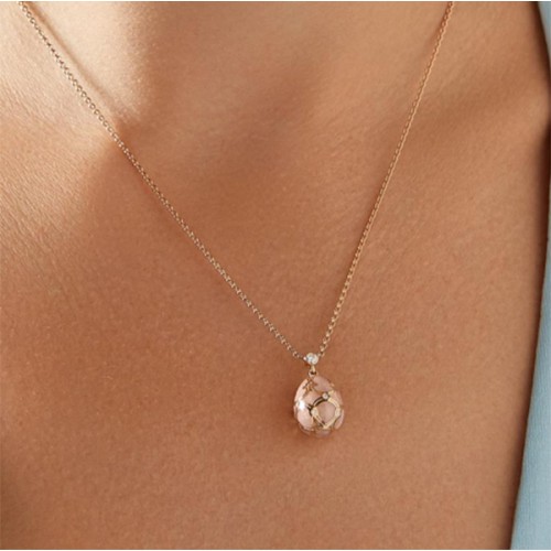 Fabergé Heritage RG diamonds petite egg pendant - 1441