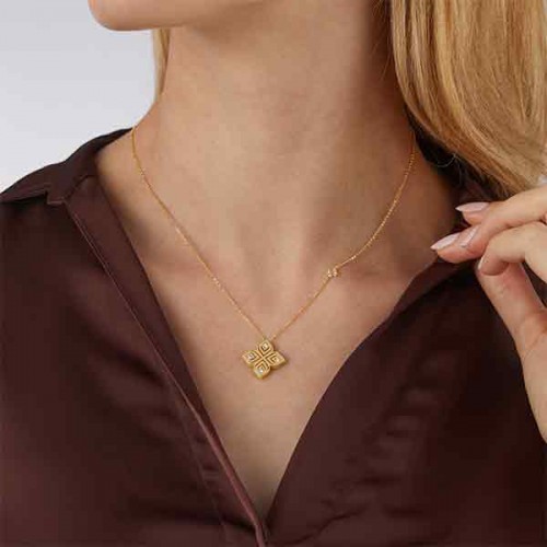 Roberto Coin Arabesque Flower pendant - ADR777CL3572