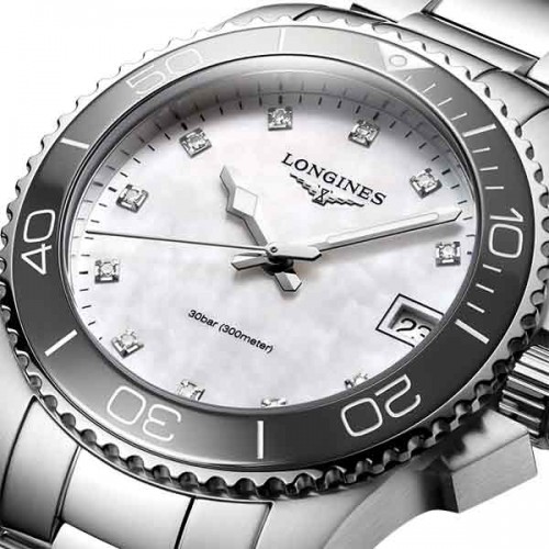 Longines Hydroconquest diamonds Quartz watch - L3.370.4.87.6