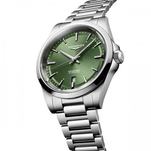 Longines Conquest Green automatic watch 41mm - L3.830.4.02.6