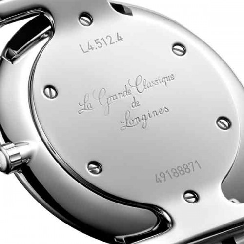 Longines Grande Classique blue diamonds quartz watch 29mm - L4.512.4.81.6