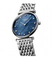 Longines Grande Classique blue diamonds quartz watch 29mm - L4.512.4.81.6