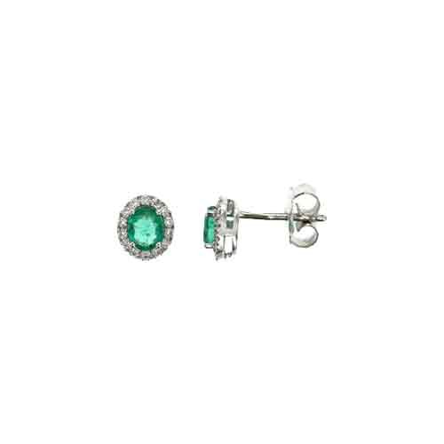 Mirco Visconti Diamond Emerald Earrings - AB732/S