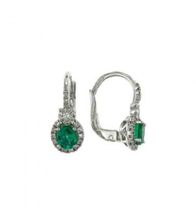 Mirco Visconti Diamond Emerald Earrings 0.62ct - AB856/S