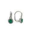 Mirco Visconti Diamond Emerald Earrings 0.62ct - AB856/S