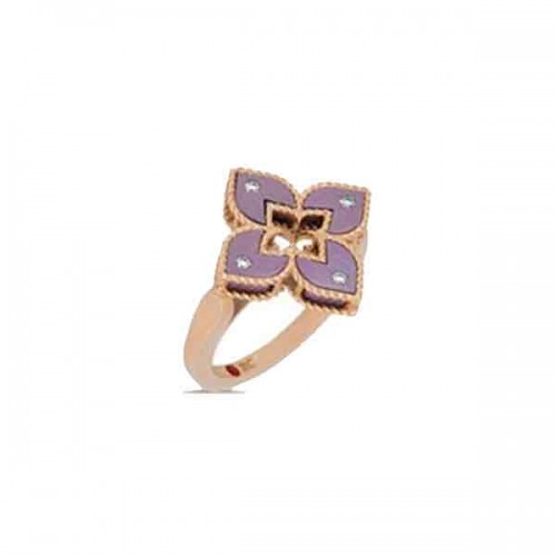 Roberto Coin Venetian Princess rose gold ring - ADR777RI3405