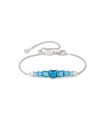 Nomination DAYTONIGHT light blue silver cz bracelet - 242101 006
