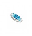 Nomination DAYTONIGHT blue silver cz ring - 242100 006