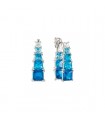 Nomination DAYTONIGHT light blue silver cz earrings - 242106 006