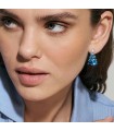 Nomination DAYTONIGHT light blue silver cz earrings - 242106 006