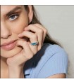 Nomination DAYTONIGHT blue silver cz ring - 242100 006