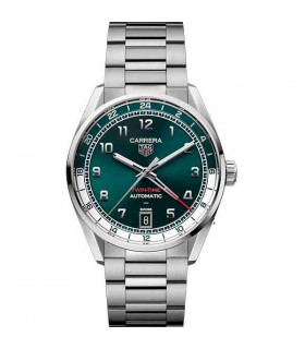 Tag Heuer Carrera Date Twin-time automatic watch 41mm - WDA2114.BA0043