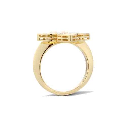 Roberto Coin Diamond Arabesque flower ring - ADR777RI3572