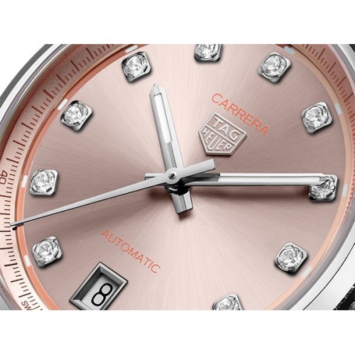 Tag Heuer Carrera pink diamond automatic watch 36mm - WBN231D.BA0001