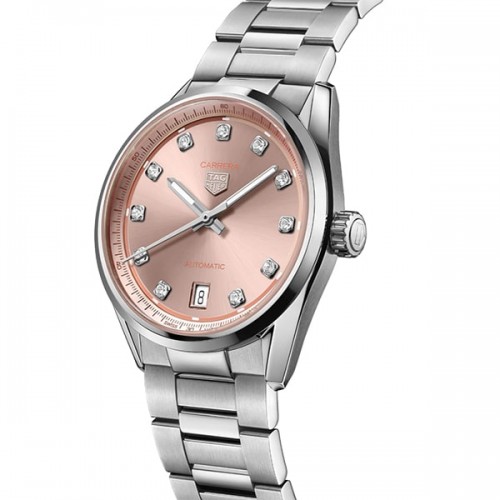 Tag Heuer Carrera pink diamond automatic watch 36mm - WBN231D.BA0001