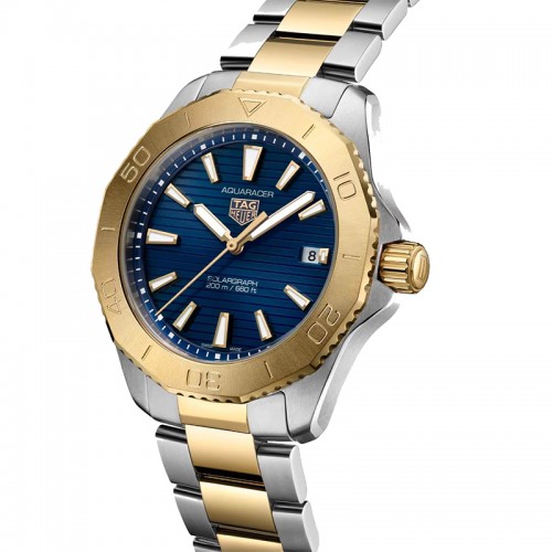 Tag Heuer Aquaracer Professional 200 Solargraph two-tone Quartz watch - WBP1120.BB0002