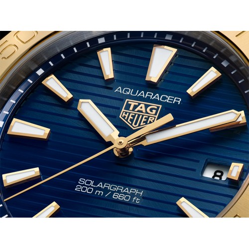 Tag Heuer Aquaracer Professional 200 Solargraph two-tone Quartz watch - WBP1120.BB0002