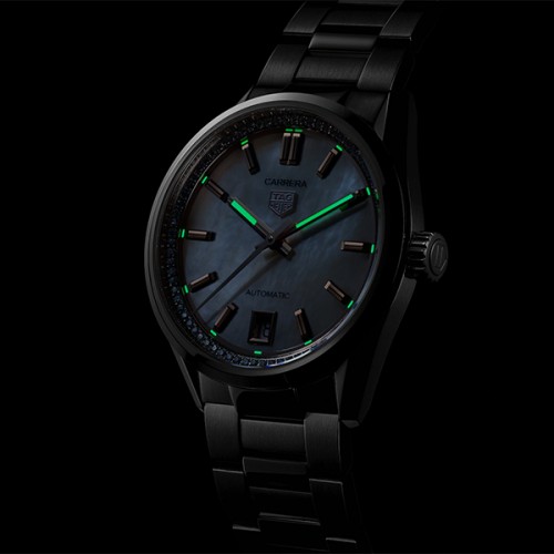 Tag Heuer Carrera Full diamond Automatic watch 36mm - WBN231C.BA0001