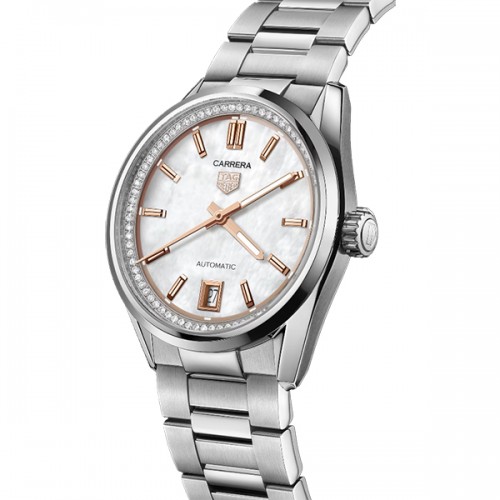 Tag Heuer Carrera Full diamond Automatic watch 36mm - WBN231C.BA0001