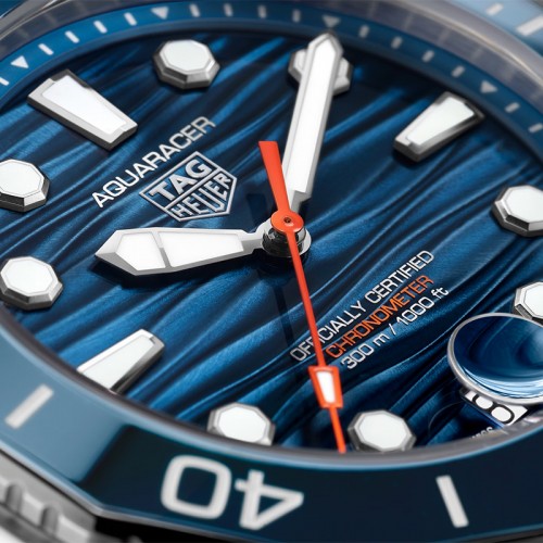 Tag Heuer Aquarecer blue automatic watch 42mm - WBP5111.FT6259