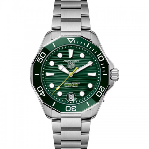 Tag Heuer Aquarecer green automatic watch 42mm - WBP5116.BA0013