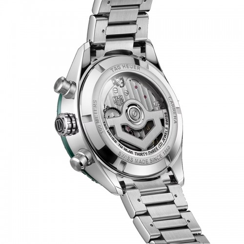 Tag Heuer Carrera Green Chrono automatic watch 44mm - CBN2A1N.BA0643