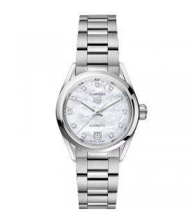 Tag Heuer Carrera MOP and diamonds automatic 29MM - WBN2412.BA0621