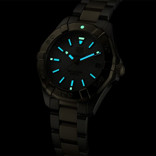 Tag Heuer Aquaracer Wht MOP Steel YGP Quartz 32MM - WBD1320.BB0320