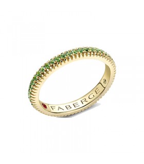 Fabergé Fluted Tsavorite Eternity Ring - 2373