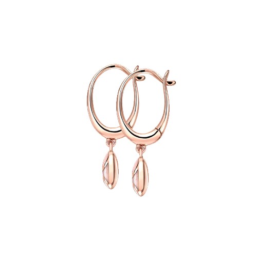 Fabergé Heritage Pink hoop drop earrings - 2391
