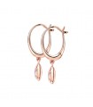Fabergé Heritage Pink hoop drop earrings - 2391