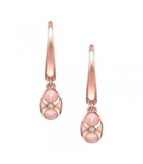 Fabergé Heritage Pink hoop drop earrings - 2391