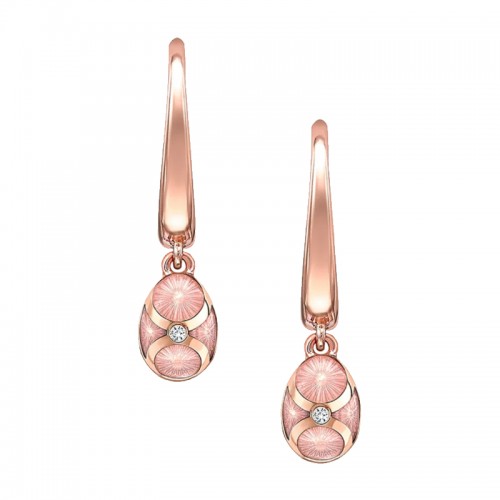Fabergé Heritage Pink hoop drop earrings - 2391
