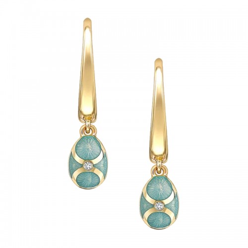 Fabergé Heritage Turquoise hoop drop earrings - 2390