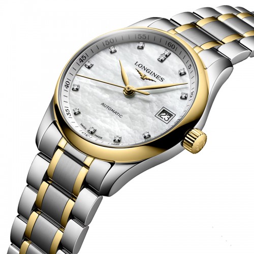 Longines Master Collection two-tone diamonds Automatic watch -L2.357.5.87.7