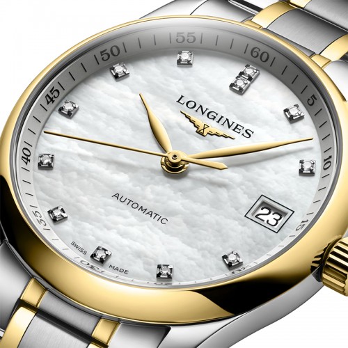 Longines Master Collection two-tone diamonds Automatic watch -L2.357.5.87.7