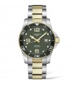 Longines Hydroconquest two-tone automatic watch - L3.781.3.06.7