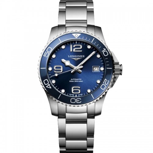 Longines Hydroconquest blue automatic watch 39mm - L3.780.4.96.6